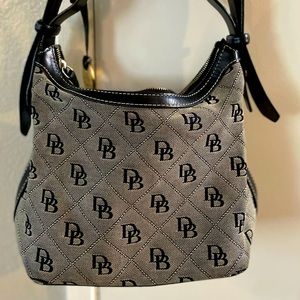 Dooney and Bourke Handbag Gray/Black Signature Vintage
